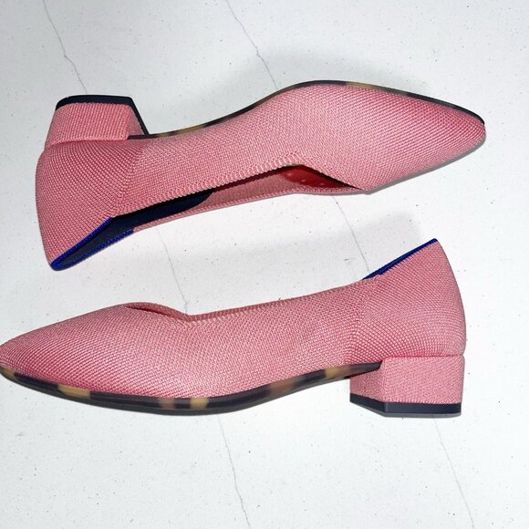 NEW Rothys the High Point Women's US Tulip Pink Knit Classic Size 7 - Picture 2 of 12